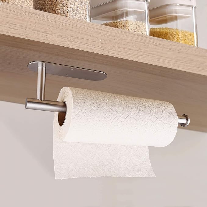 Under-Cabinet Stainless Steel Paper Towel Holder