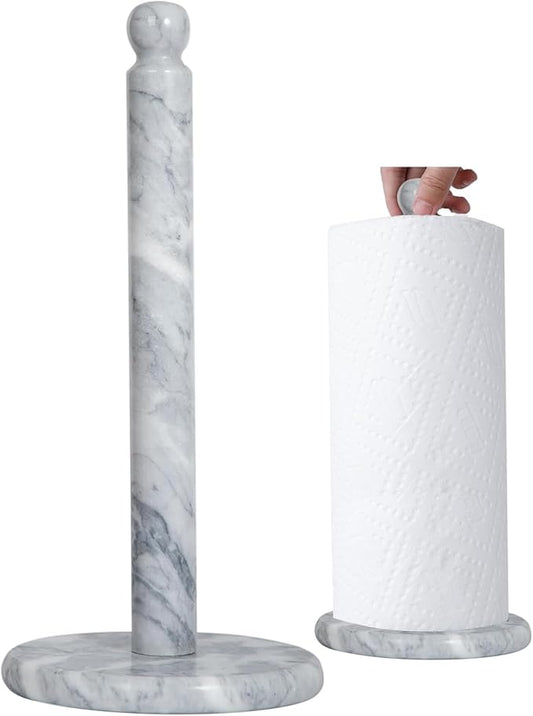 Weighted Marble Base Standing Paper Towel Holder